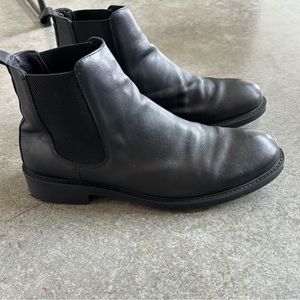 Men’s Vince Camuto Black Leather Boots- Size 12